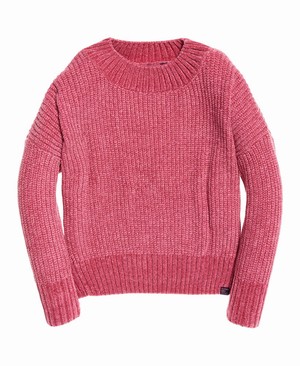 Superdry Suzi Supersoft Slouchy Női Kötöttáru Rózsaszín | MPUVN1894